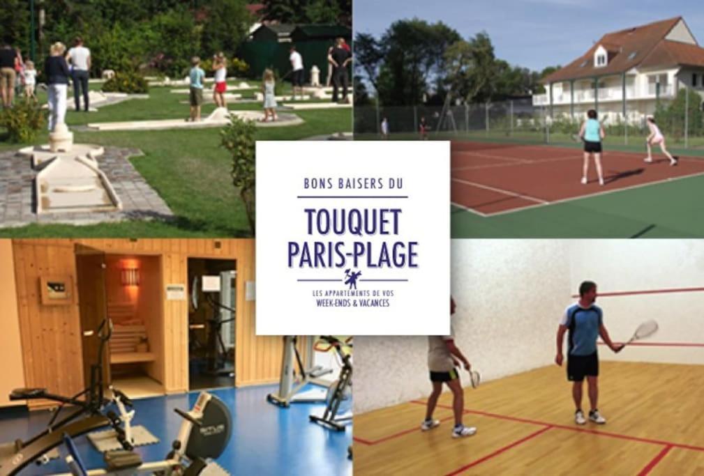 Residence Grand Jardin Attenant Tennis, Mini Golf, Sauna, Petanque Cucq Buitenkant foto